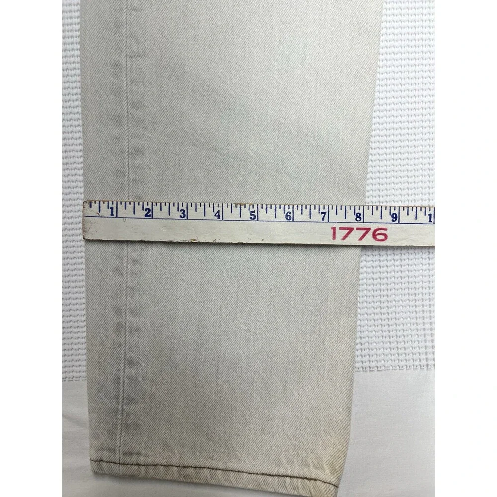 Rare Vintage Levi's 501 Jeans 32x34 Upside Down Tab Button Fly Made In USA Texas